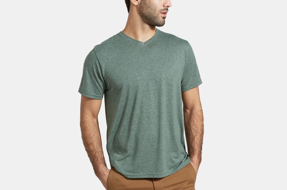 United By Blue EcoKnit V-Neck Tee