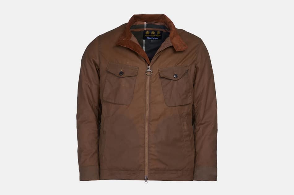 barbour dry wax jacket