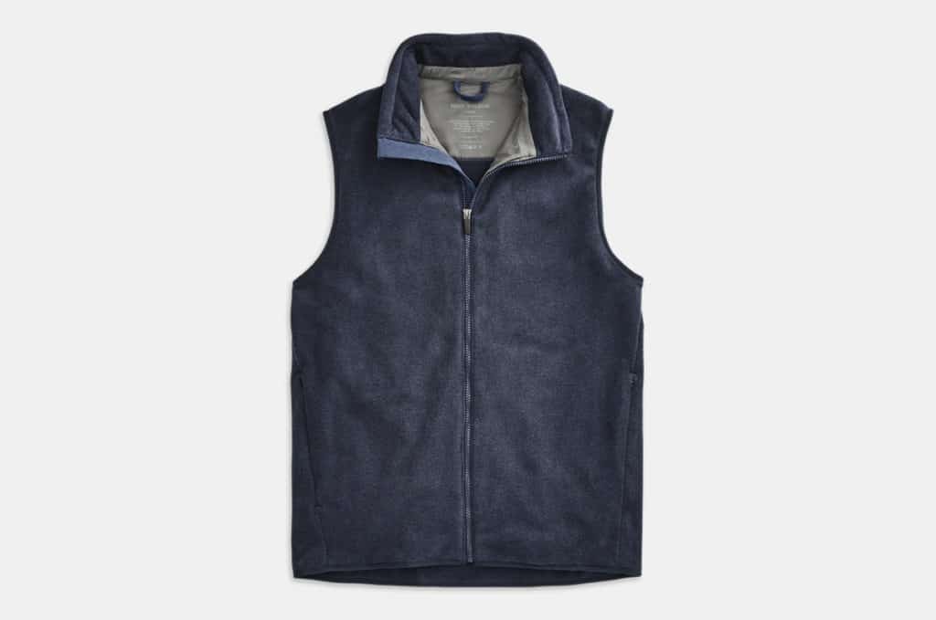 Smartwool Mens Hudson Trail Fleece Vest Navy