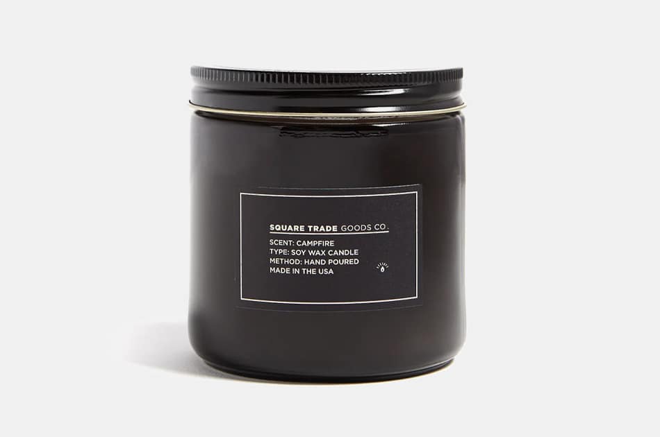 Square Trade Goods Campfire Candle