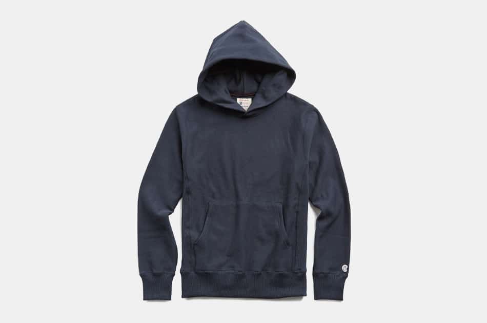 plain black hoodie with white strings