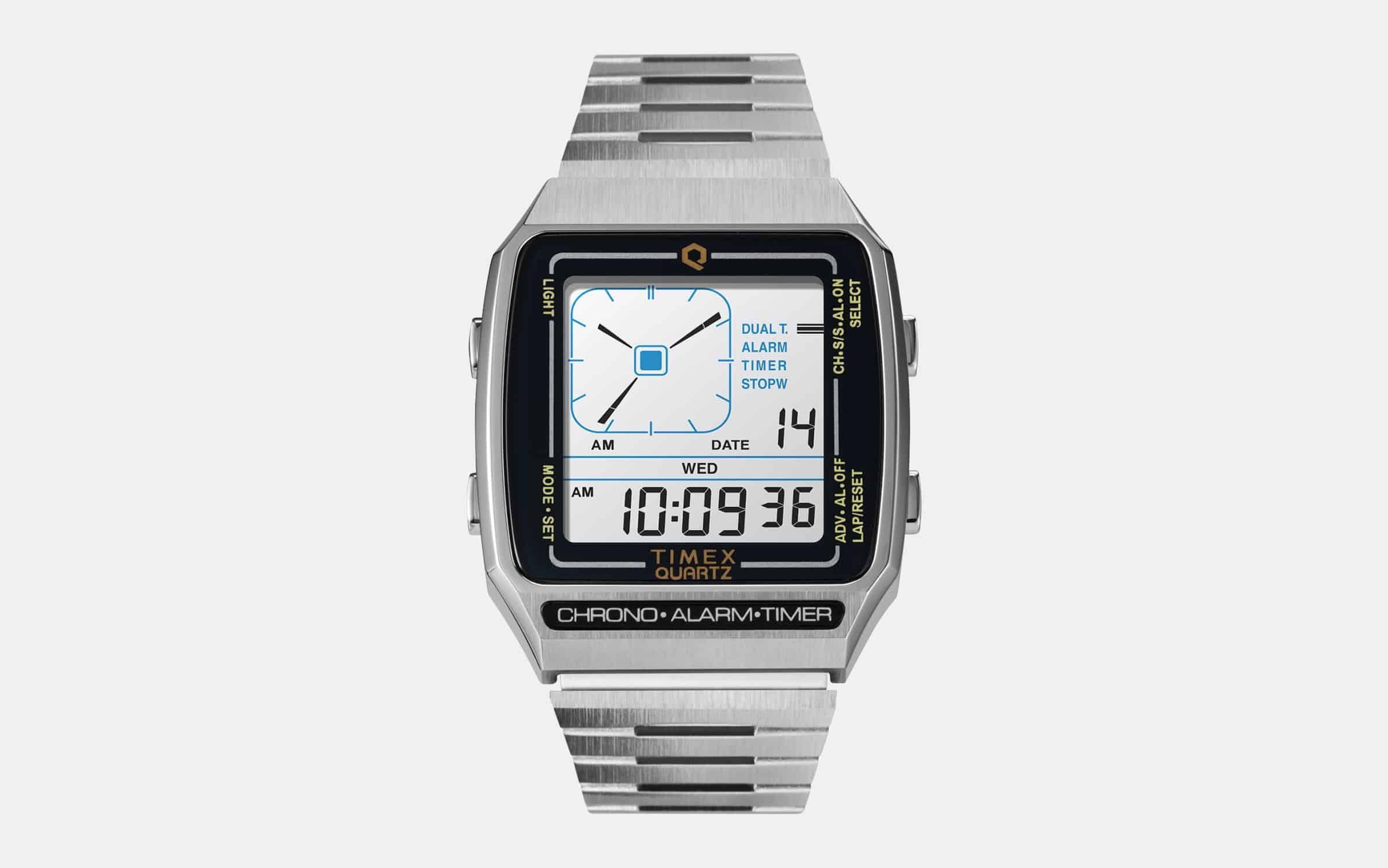 Q Timex Reissue Digital LCA Watch