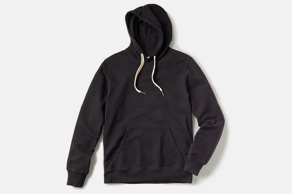 Buck Mason Brushed Loopback Hooded Sweatshirt