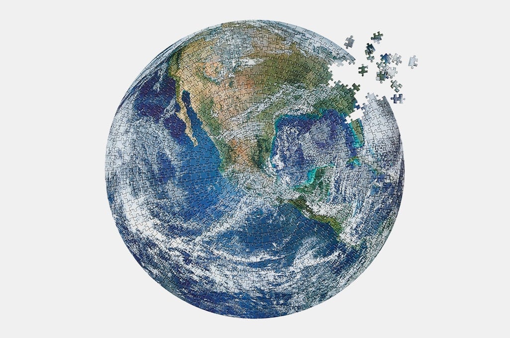 Four Point Earth Puzzle