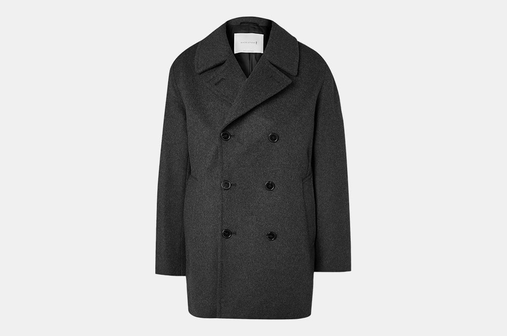 MACKINTOSH Dalton Wool and Cashmere-Blend Peacoat