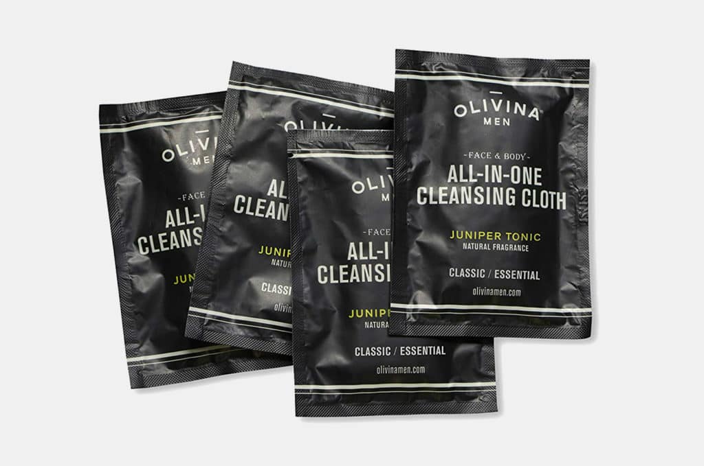 Olivina Men All-In-One Cleansing Cloths