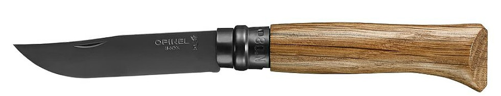 Opinel No. 8 Black Oak Folding Knife