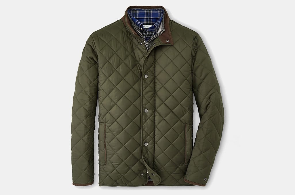 Peter Millar Suffolk Quilted Travel Coat