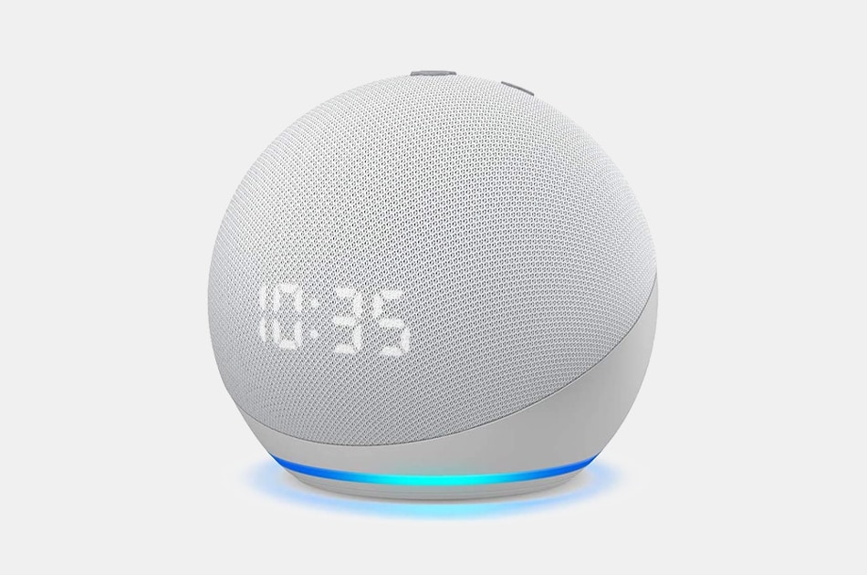 Amazon Echo Dot Smart Speaker With Clock