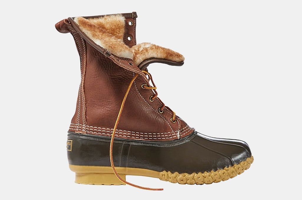 L.L. Bean Shearling-Lined Bean Boots