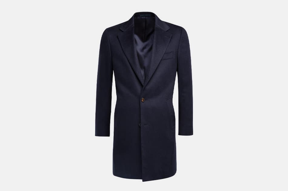 Suitsupply Navy Overcoat