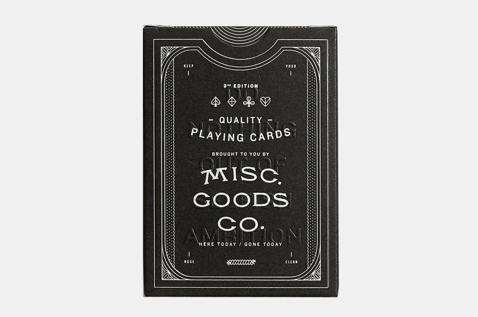 Misc. Goods Playing Cards