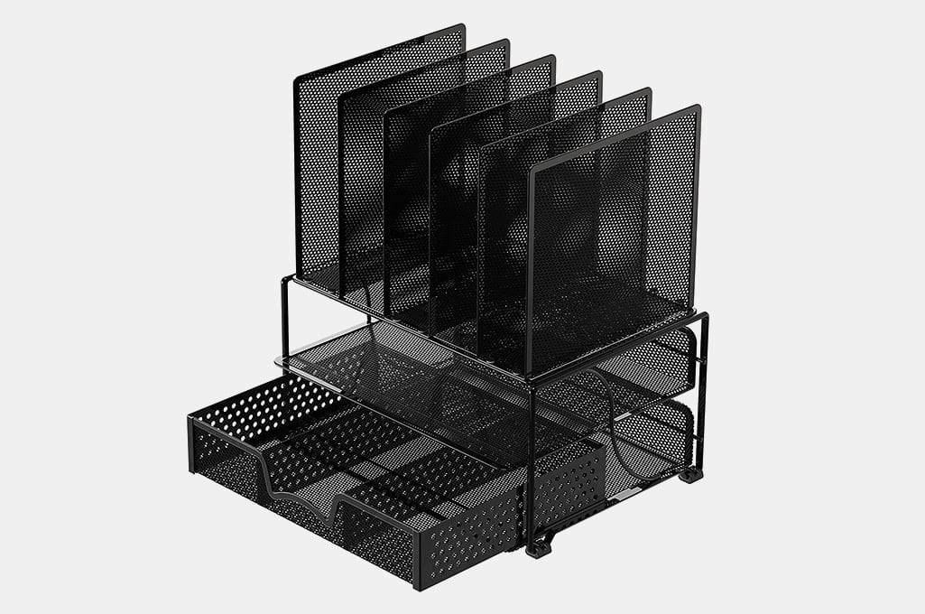 SimpleHouseware Mesh Desk Organizer