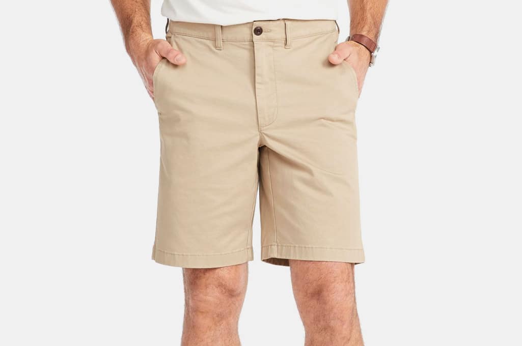 L.L. Bean Men’s Lakewashed Stretch Khaki Shorts