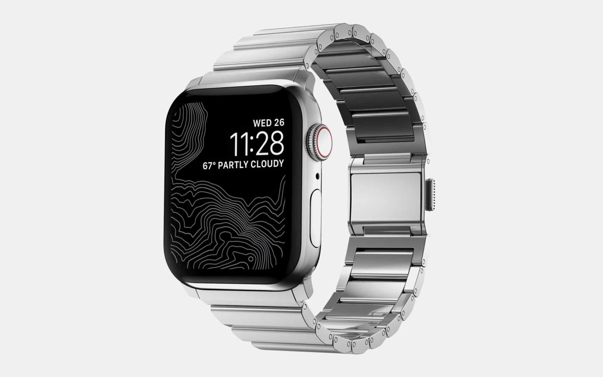 Nomad Stainless Steel Apple Watch Band GearMoose