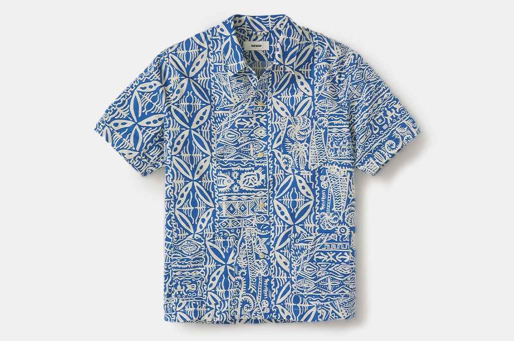 Buck Mason Drift Cotton Three Pocket Cabana Shirt