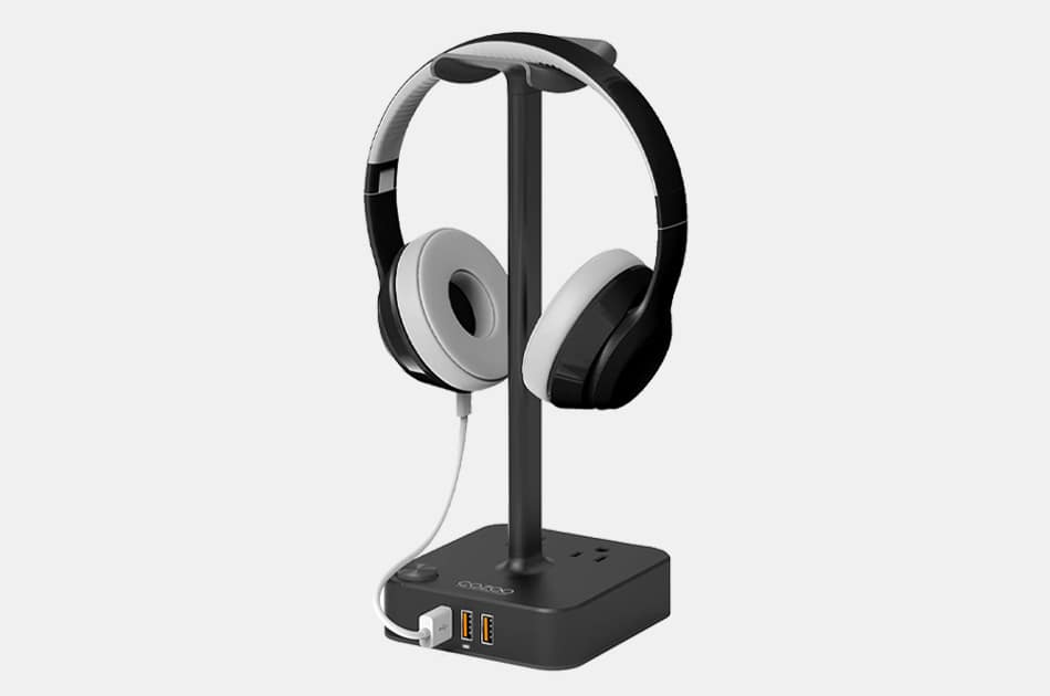 COZOO Headphone Stand with USB Charger