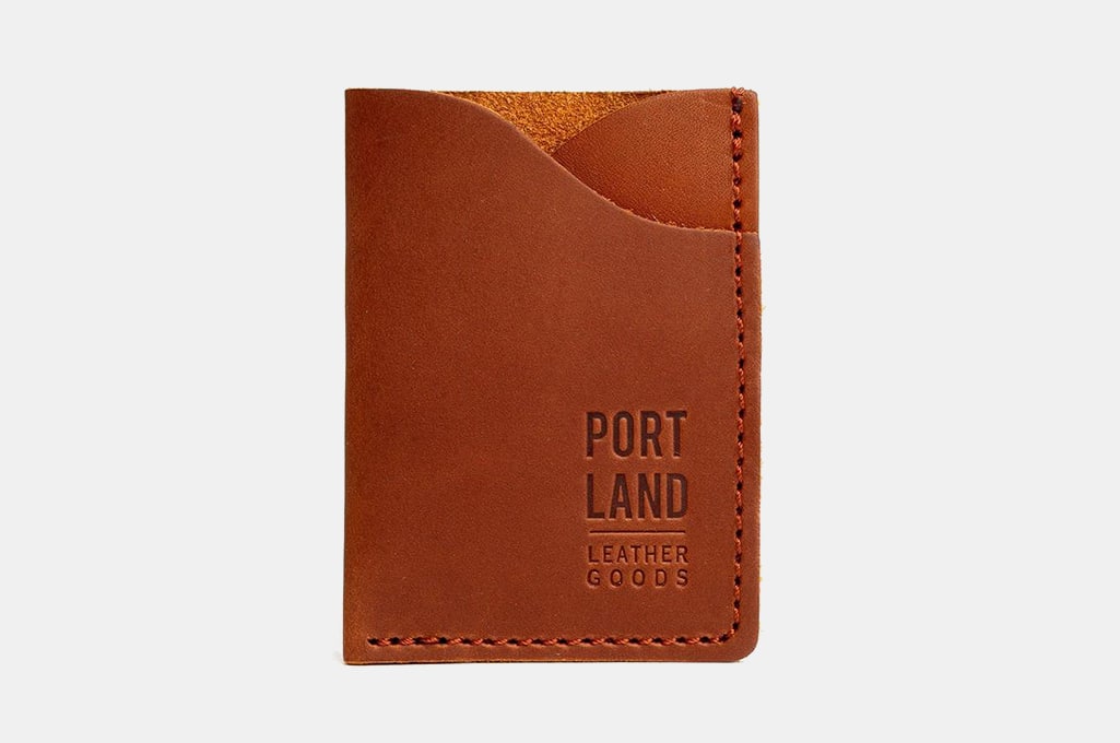 Portland Leather Almost Perfect Minimalist Card Wallet