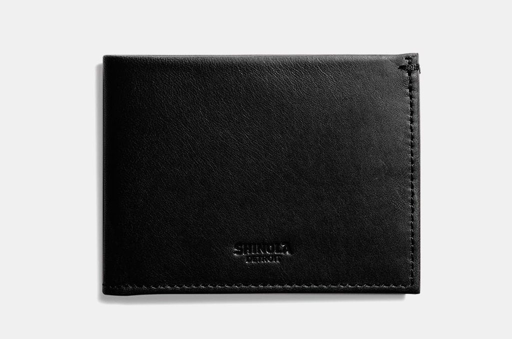 Shinola Slim Bifold Leather Wallet