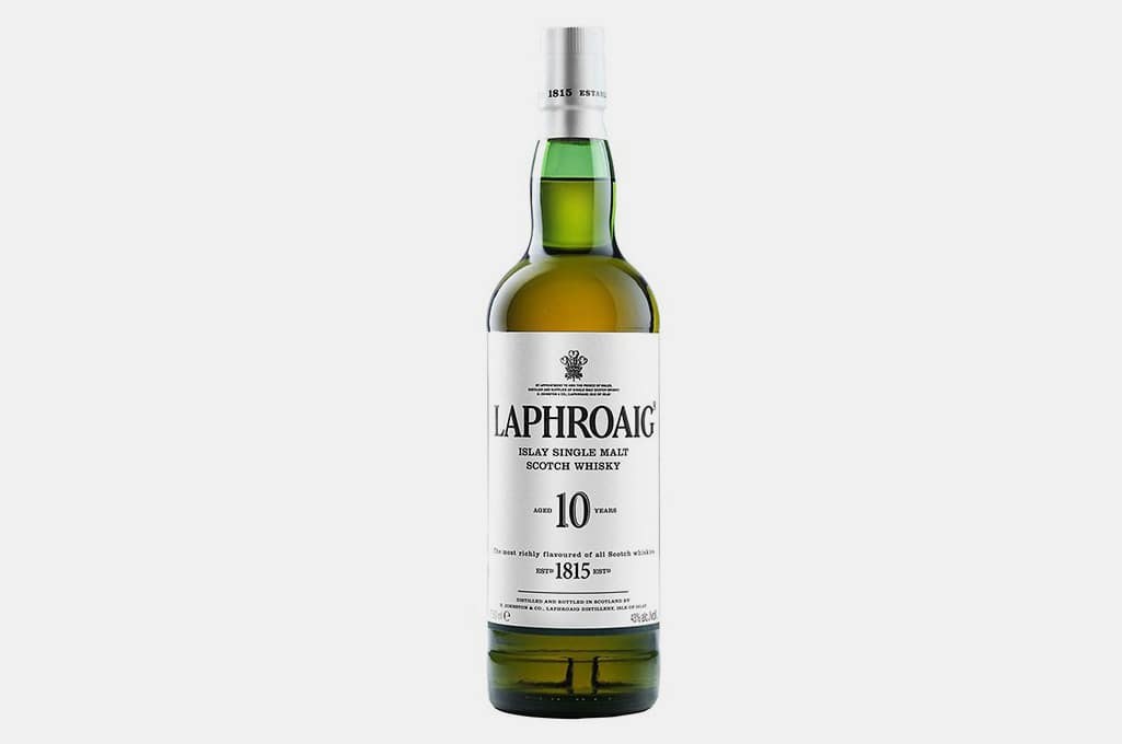 Laphroaig 10 Year Old Islay Single Malt Scotch