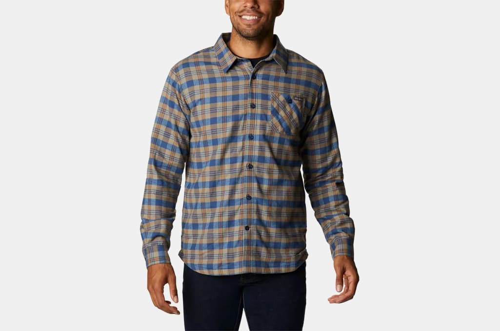 Stoic Men's Daily Flannel in Rust Plaid - Size: XL