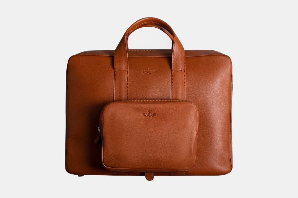 Harber London Leather Work Briefcase