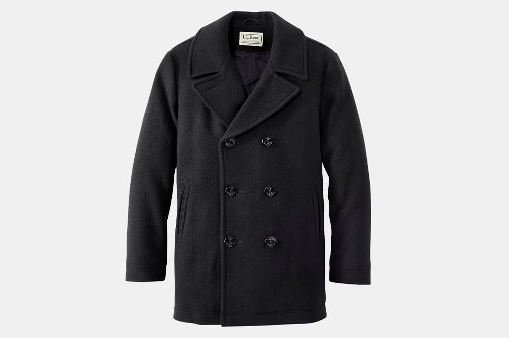 BGSD Men Mark Classic Wool Blend Pea Coat – Luxury Lane