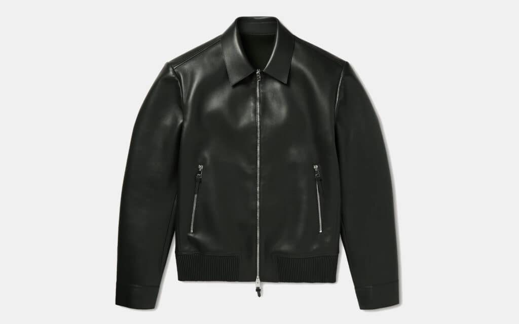 Mr Porter Mr P. Leather Blouson Jacket