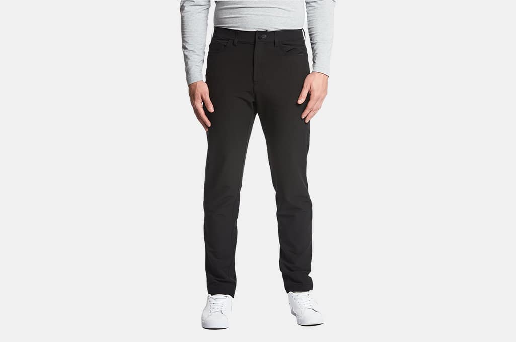 Goodfellow & Co. Men's Tapered Ultra Soft Fleece Pants Charcoal - Medium