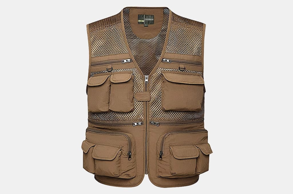 Lentta Mens Summer Outdoor Work Safari Fishing vest