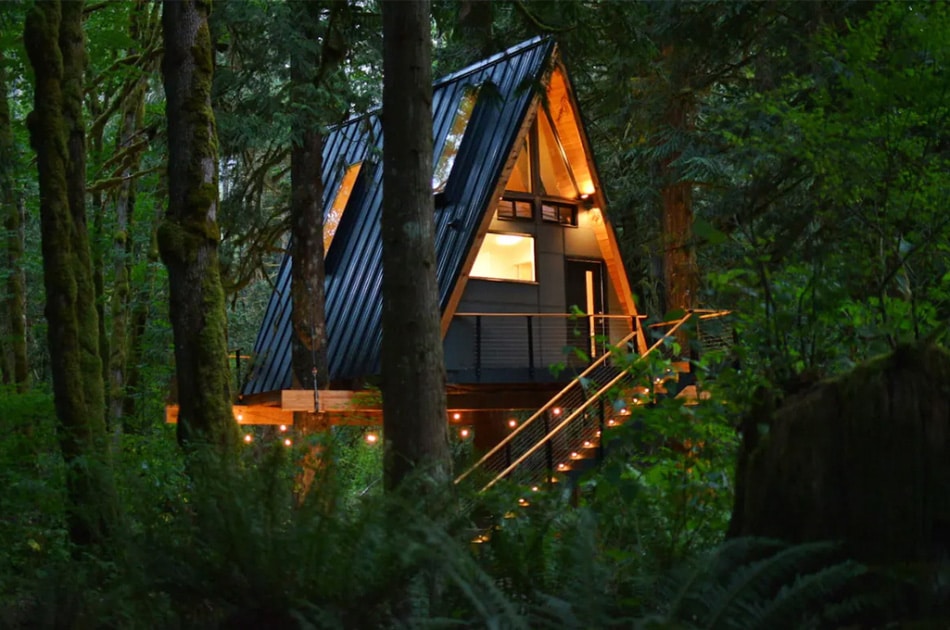 The Treeframe Cabin - Index, Washington