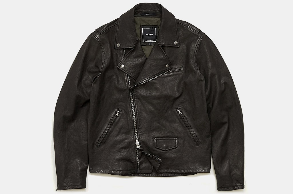 Todd Snyder Italian Leather Moto Jacket