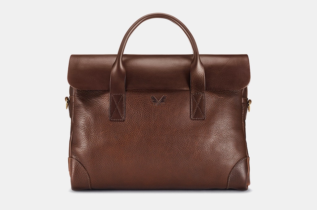 Bennett Winch Leather Briefcase