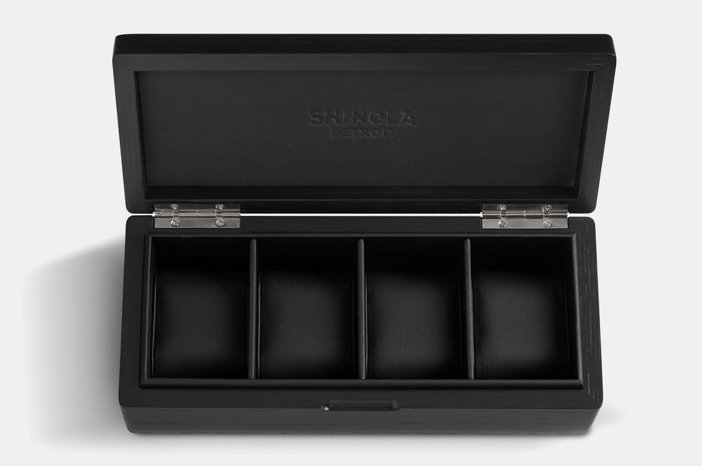 Glenor Co Watch Box with Valet Drawer for Men - 6 Slot Luxury Watch Case  Display Organizer, Carbon Fiber Design -Metal Buckle for Mens Jewelry  Watches, Men's Storage Holder Boxes has a