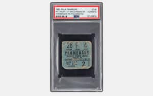 1962 Wilt Chamberlain 100-Point Game Ticket Stub | GearMoose