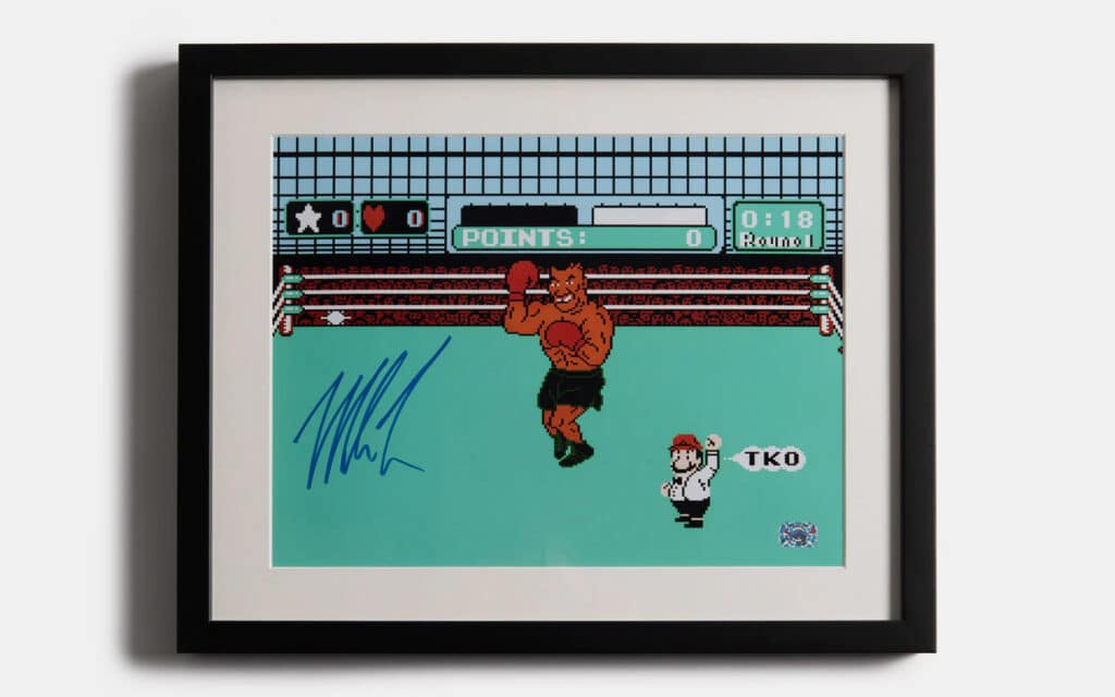 Mike Tyson's Punch-Out Autographed Print | GearMoose
