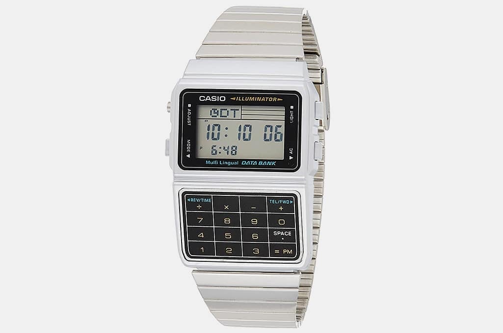 Casio calculator hot sale watch history