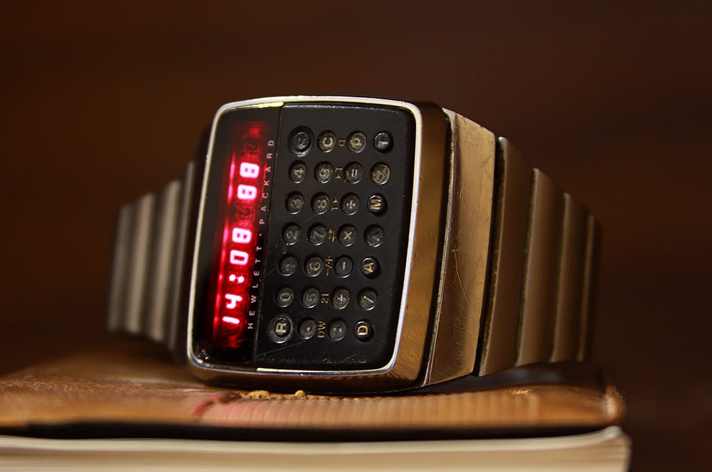 Vintage calculator outlet watches