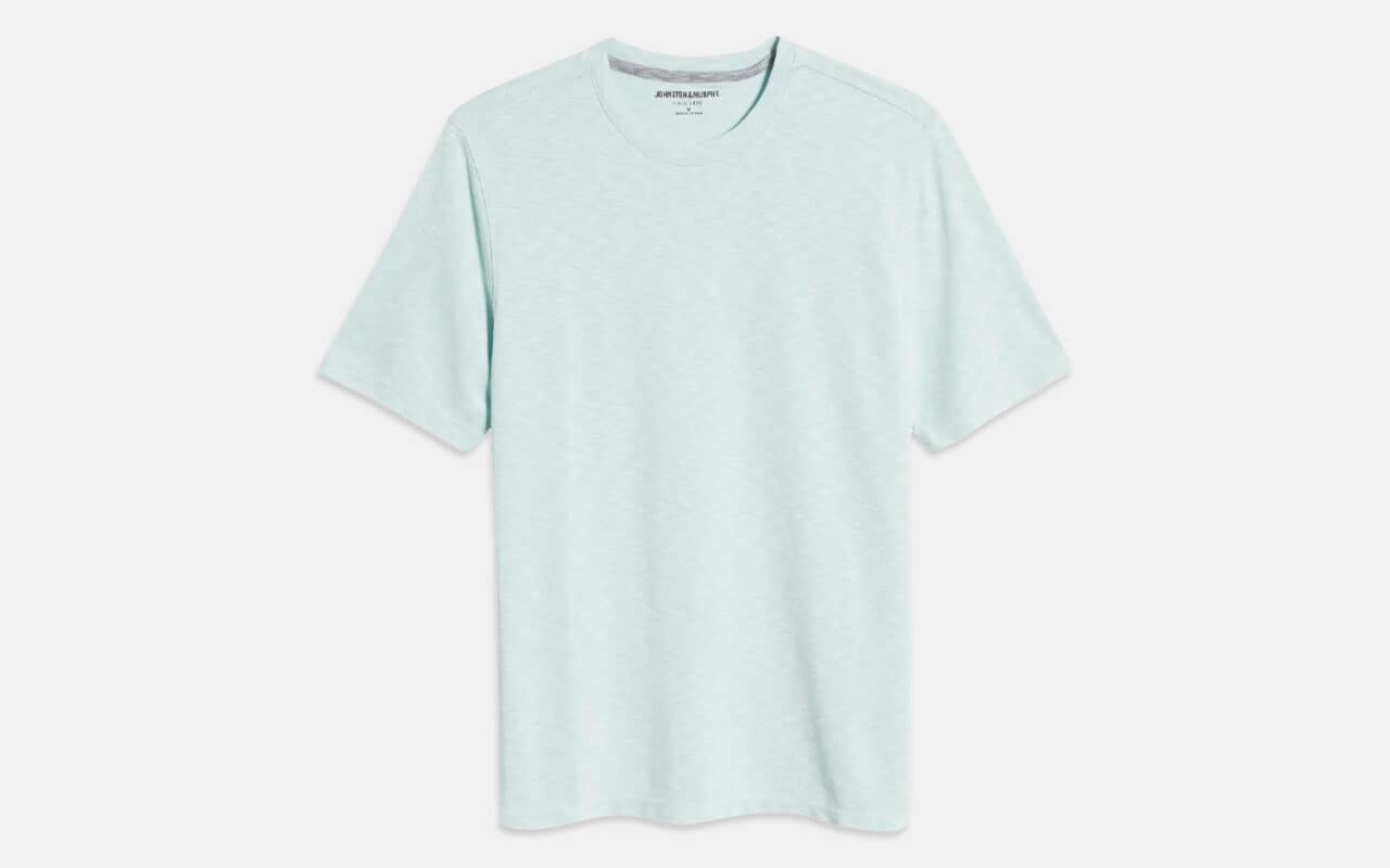 Ribbed Slub Crewneck Tee
