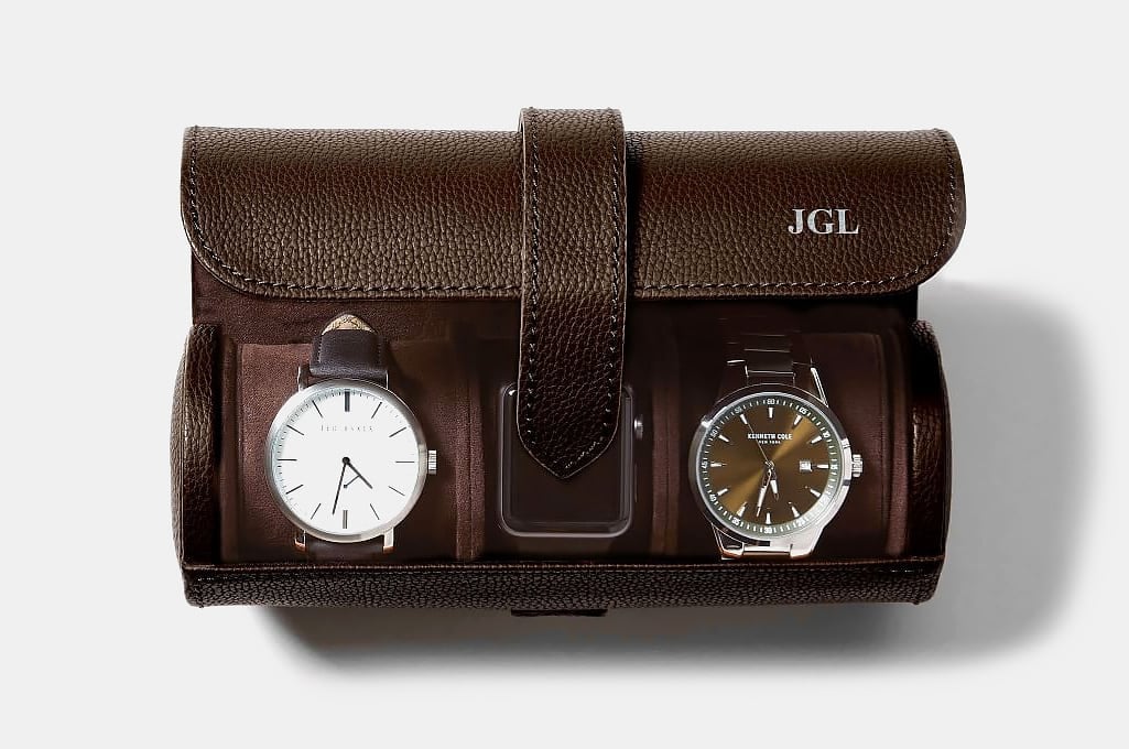 Watch Box for 10 Watches with a Secret Compartment.