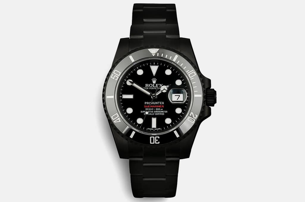 Pro Hunter Rolex Submariner Stealth Watch