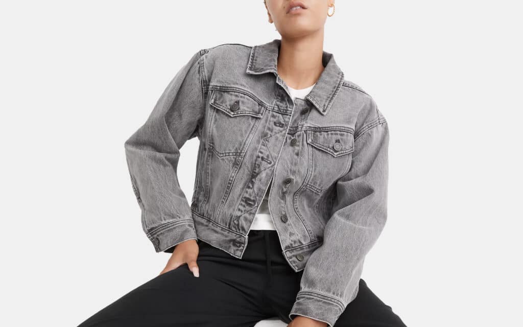 Madewell The Oversized Trucker Jean Jacket in Mornelle Wash