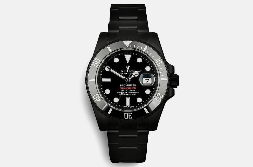 Pro Hunter Rolex Submariner Stealth Watch