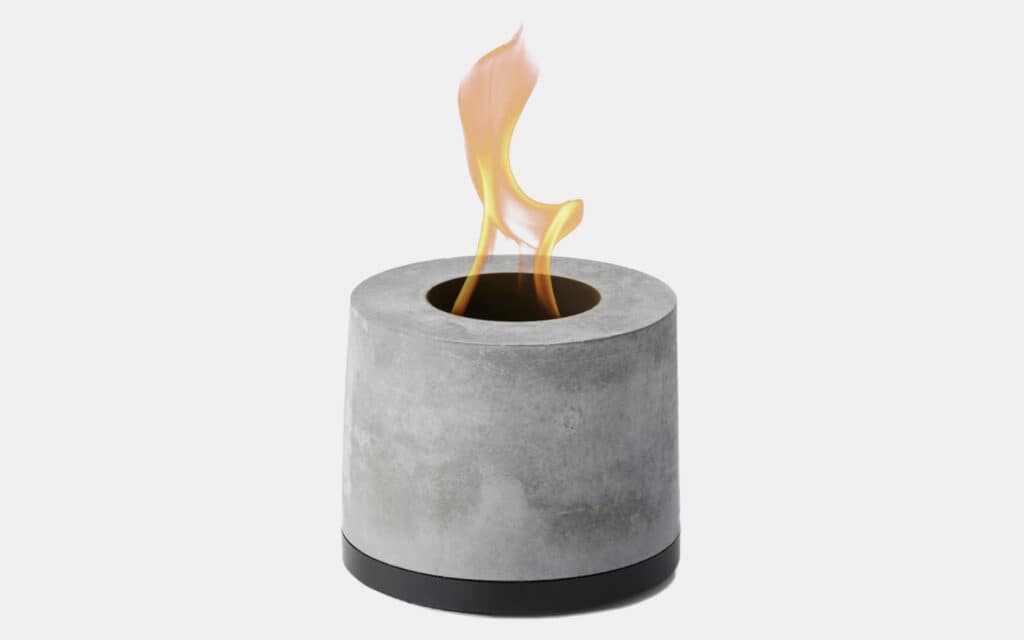 Flikr Personal Concrete Fireplace