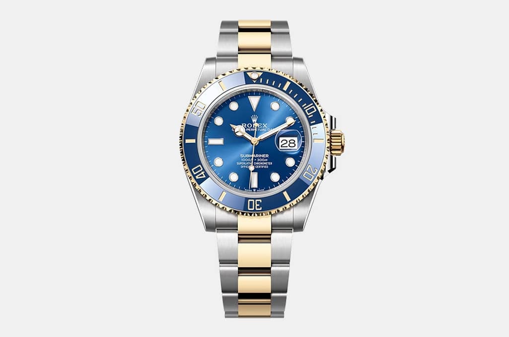 Rolex Submariner Date Blue Dial and Gold