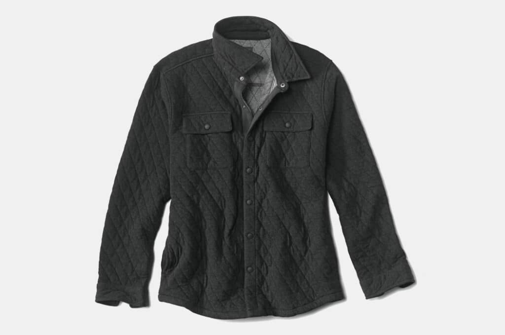 Orvis Outdoor Quilted Snap Shirt Jacket
