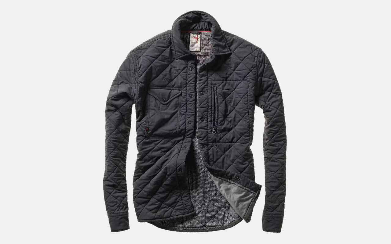 Relwen Windzip Quilted CPO Shirt Jacket | GearMoose