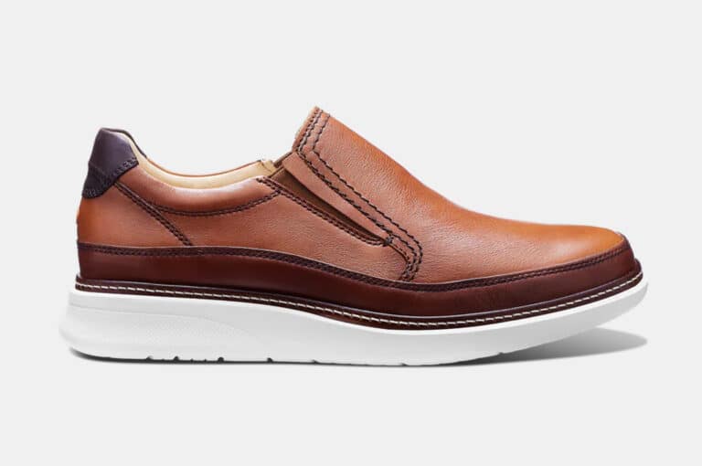 mens soft leather slip on shoes