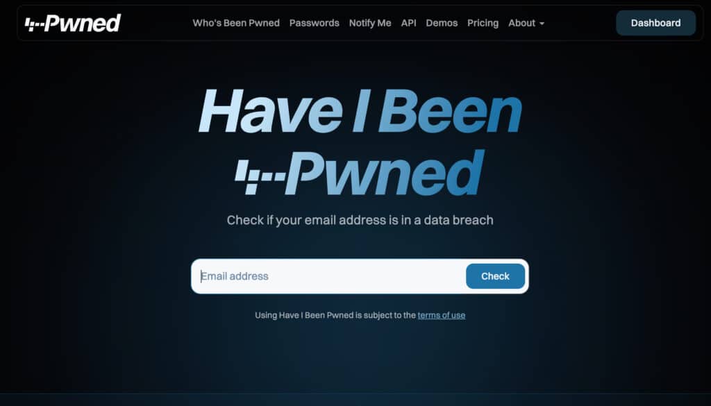 Have I Been Pwned