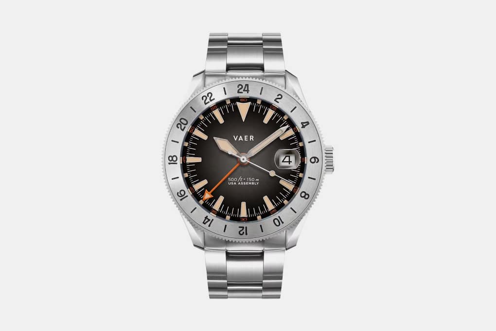 Vaer Watches G2 Huckberry GMT Steel Band